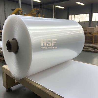 50 Mikron undurchsichtige weiße Polypropylenfolien für Verpackungen, Medizinprodukte, Elektronik, Druck, Klebeband und Etikettierung