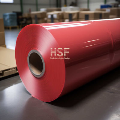 Opaque rote HDPE-Folien von 120 μm für die Unterlage verschiedener Bänder, Drucke und Verpackungen