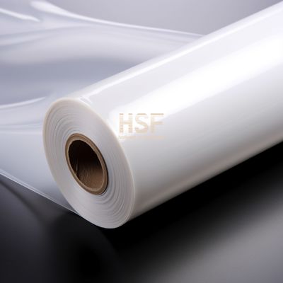 30 μm transparente weiße monoaxiale Polyethylenfolie für Verpackungen, Landwirtschaft, Bauwesen, Medizin usw.