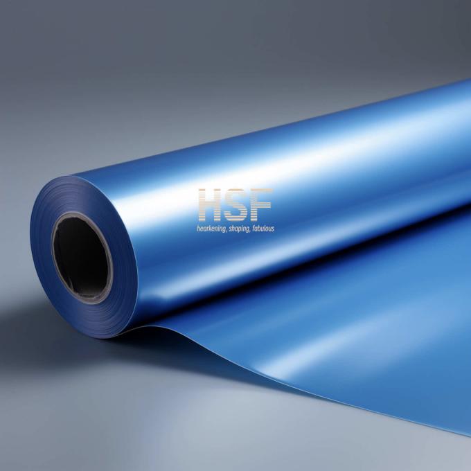 60μm Blue Cast Polypropylene Film sample showing material texture and color