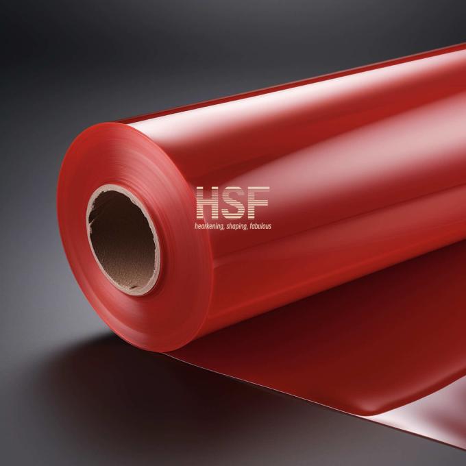 60Î¼m Opaque Red CPP Cast Polypropylene Film product sample