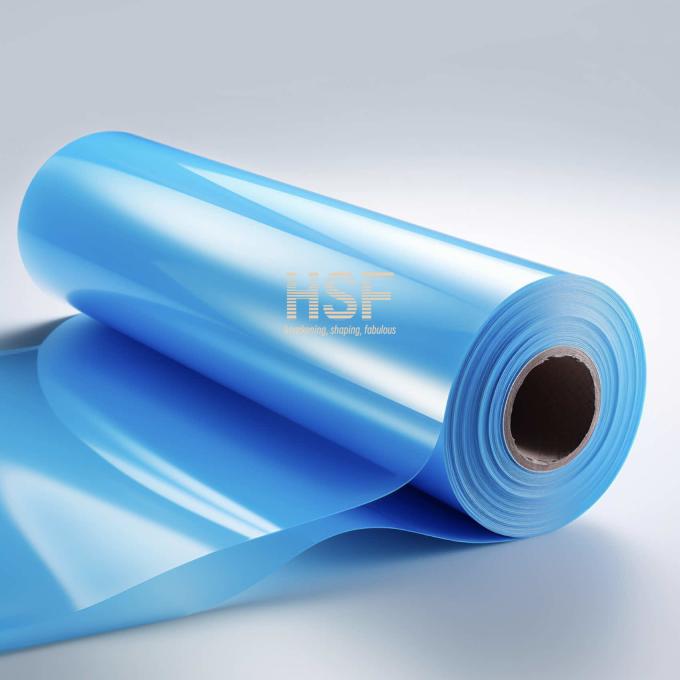 12Î¼m Translucent Blue PET Fluorosilicone Coated Release Film sample image 1